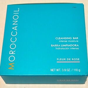 MOROCCANOIL Intense Moisture Cleansing Bar Soap Fleur De Rose 3.9 oz / 110 g New